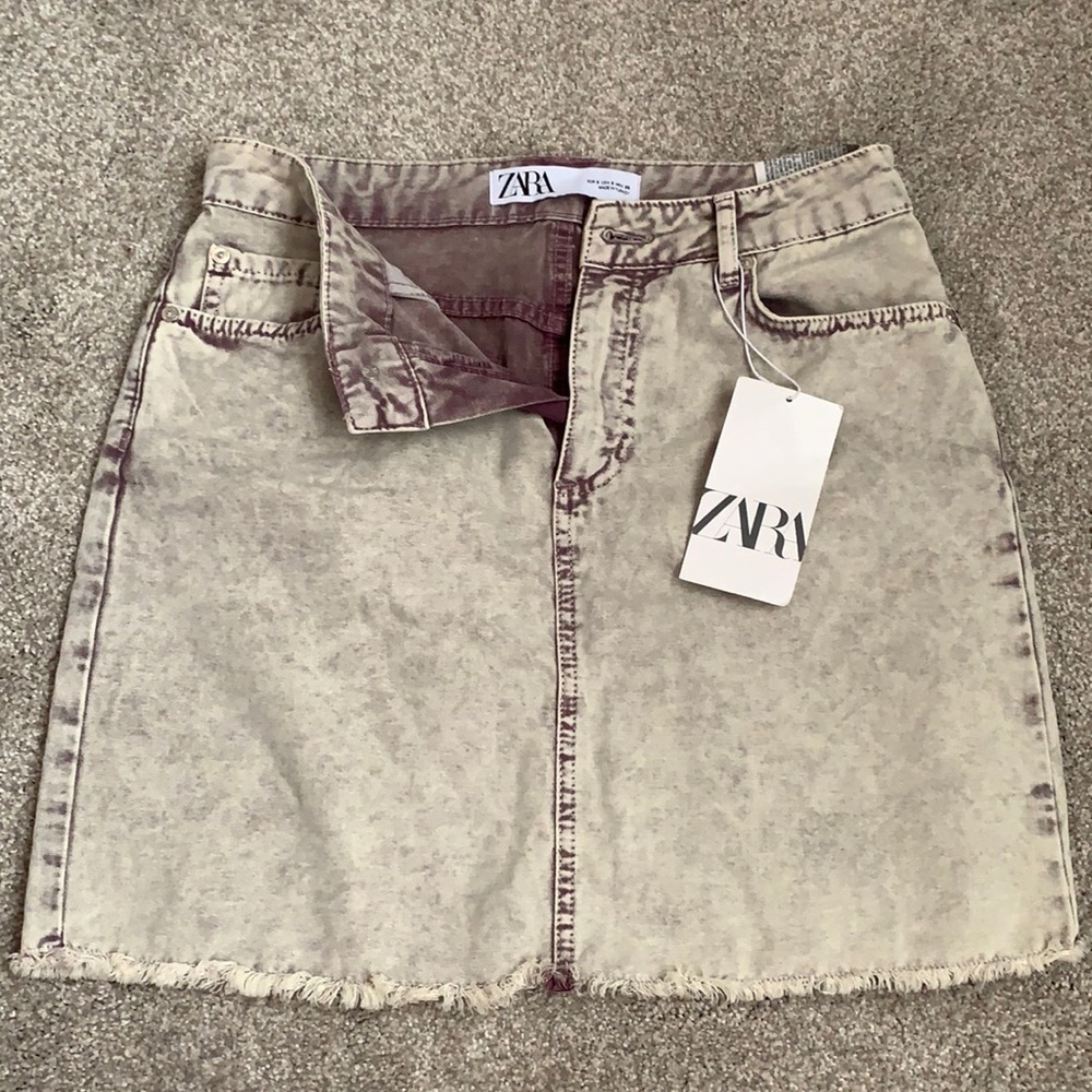 Zara denim skirt